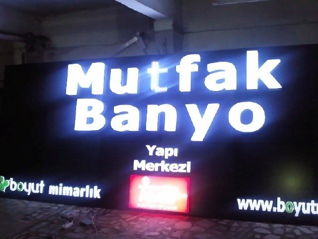 Pleksi Kutu Harf Tabela 05